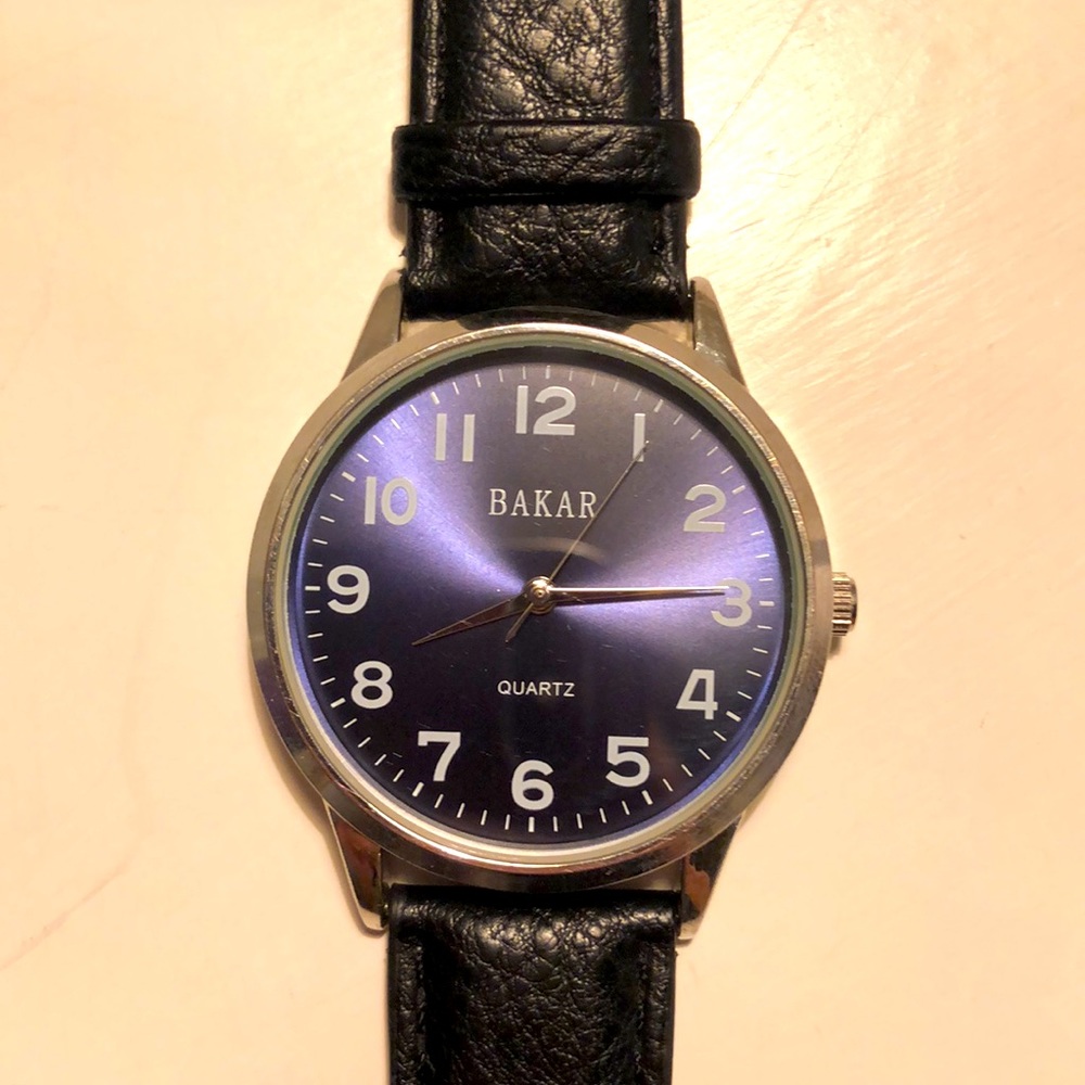 Men’s Bakar Blue-Faced Quartz Watch